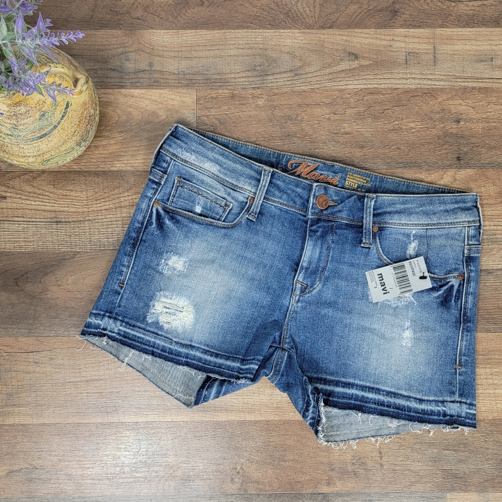 🆕️Mavi Tiara Raw Hem Distressed Jean Shorts